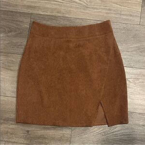 NWOT SHEIN Brown Pencil Skirt Size 6